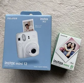 【新品未使用】 instax mini 12&フィルム20枚