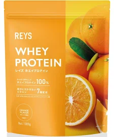 REYS レイズ ホエイ プロテイン オレンジ風味 山澤 礼明 監修 1kg 国内製造 ビタミン7種配合 WPCプロテイン