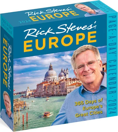 Rick Steves' EUROPE Page-A-Day Calendar 2024: 365 DAYS of Europe's Great Cities