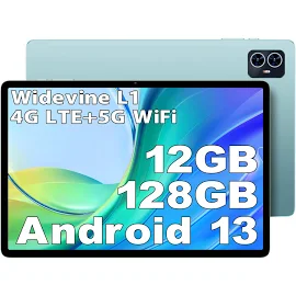 TECLAST M50 タブレット 8コアCPU Android 13 12GB(6+6仮想)RAM 128GB ROM 1TB拡張 6000mAh WideVine L1対応 10インチWi-Fiモデル 4G LTE通信 2.4/5G WiFi 13MP/5MPカメラ GPS BT5.0 顔認識 