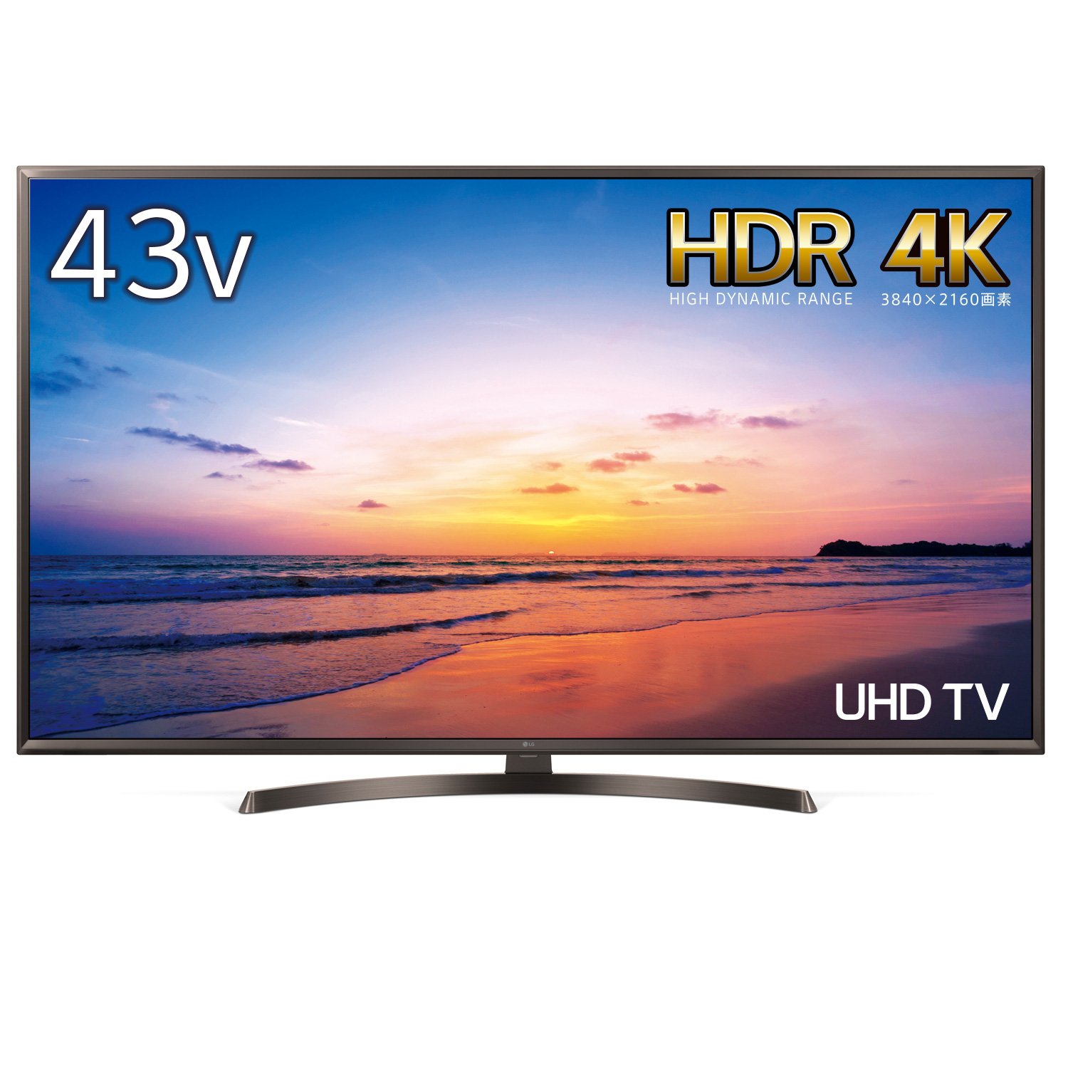 LG 43V型 液晶 テレビ 43UK6300PJF 4K HDR対応 直下型LED 2018年モデル