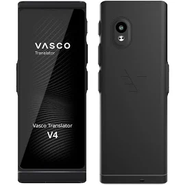 Vasco Translator V4 - 音声、画像、テキストを翻訳できる高性能翻訳機 - ブラックオニキス