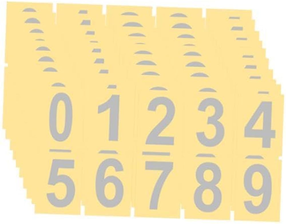 反射式郵便受け番号、郵便受けステッカー、家の装飾、家、ビジネス、ゴミ箱用のクリエイティブな反射式住所番号, 11cm×6.1cm