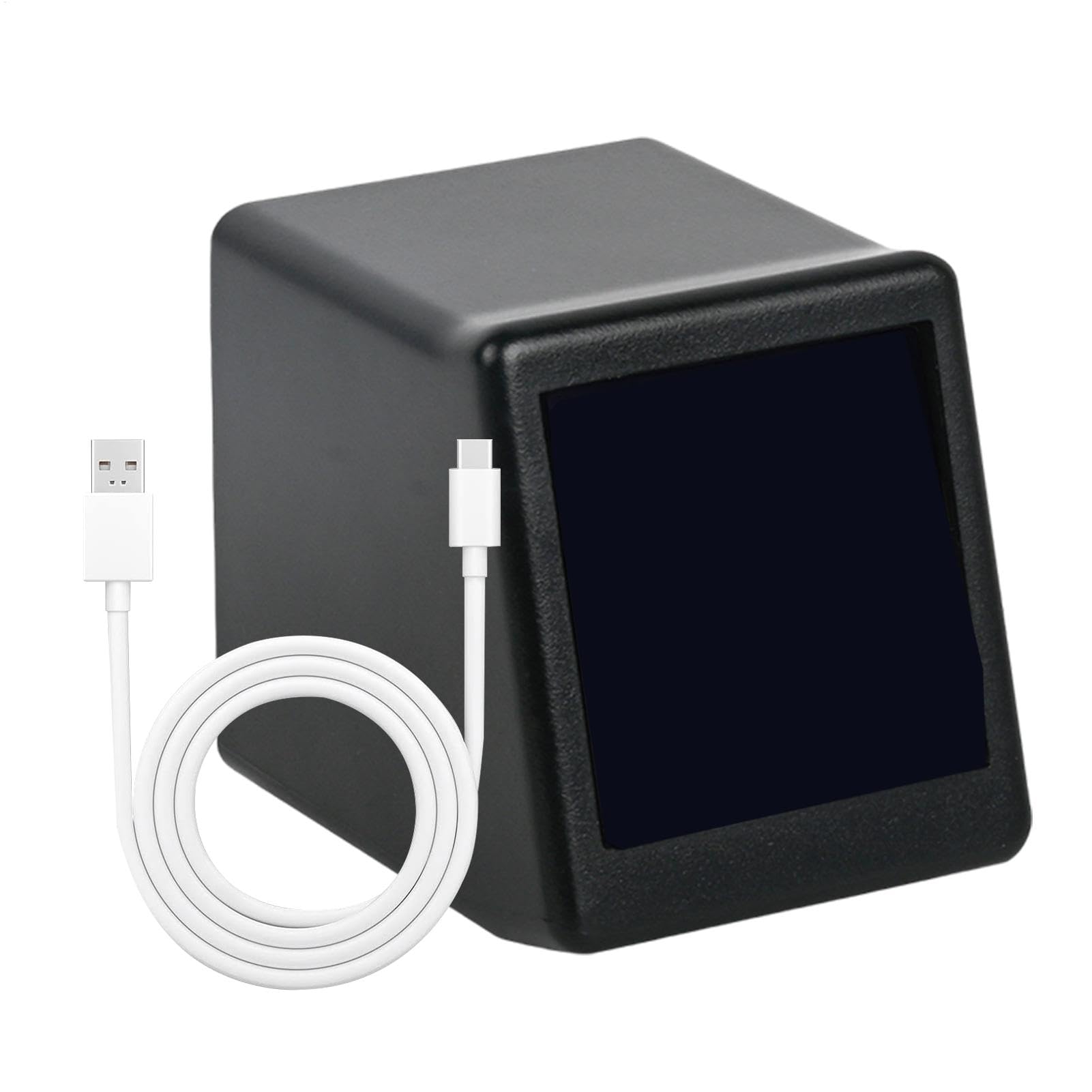 デジタル天気予報 - 電子気象ステーション ディスプレイ、ワイヤレス気象ステーション画面 | Wifi対応スマートデジタル気象観測所、Wifiホームエアクオリティモニター付き寝室用小型時計