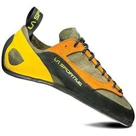 10V-BO-38.5 6.5 LA Sportiva Finale Climbing Shoe, Brown/Orange, 38.5