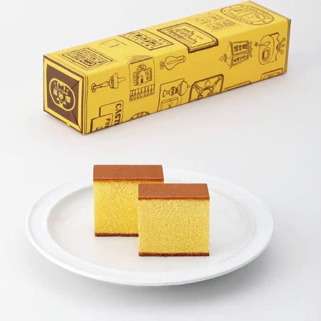 カステラ本家 福砂屋 カステラ 小切れ0.6号1本 手提げ袋付き