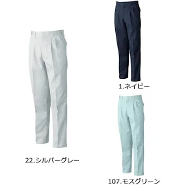 SOWA1999 桑和 ツータックスラックス 70〜130cm 作業ズボン... 105cm(300円高) 107モスグリーン