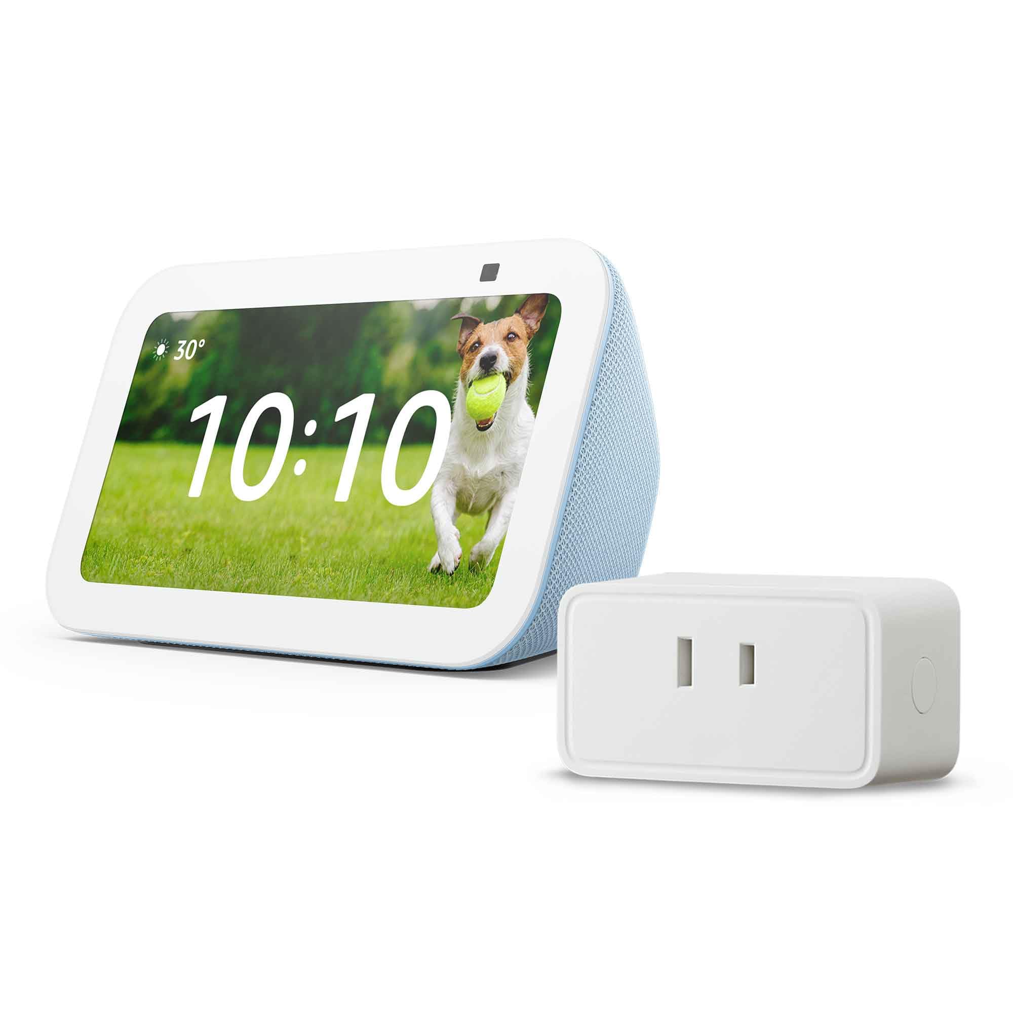 【セット買い】Echo Show 5 (第3世代) クラウドブルー + Amazonベーシック スマートプラグ