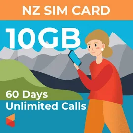 New Zealand Sim Card (10GB) - NZ SIM cards in Australia
