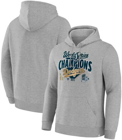 【受注商品】Fanatics ドジャース ワールドシリーズ 2025 優勝 ロッカールーム フーディー グレー※お届け予定時期ご確認の上ご購入をお願いします