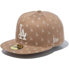 59FIFTY MLB Jacquard ロサンゼルス・ドジャース カーキ × クローム, 800 / カーキ/クローム