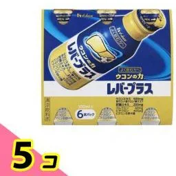 ハウス ウコンの力 レバープラス ドリンク 100mL× 6本 (パック) 5個セット