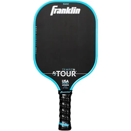 Franklin SPORT Pro ピックルボールパドル - FSツアーシリーズ カーボンファイバーピックルボールパドル - 公式米国ピックルボール(米国APA)承認パドル - Tempo Proプレイヤーパドル - 16mmポリマーコア - ブルー, 52982C1