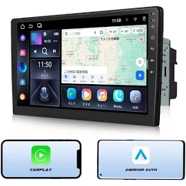 Eonon 10.1インチディスプレイオーディオ 2DINカーナビ Android13 8コア 2GB RAM+32GB ROM 無線CarPlay&Android Autoとミラーリング WiFi対応でYouTube,Netflix等使用可能 1280*720 右ハンドル対応 日本専用 ワイドFM