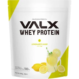 VALX バルクス ホエイ プロテイン レモネード風味 ぷろていん ホエイプロテイン produced by 山本義徳 1kg