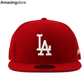 [レディース] ニューエラ キャップ 59FIFTY ロサンゼルス ドジャース MLB TEAM basic Fitted CAP Red White New ERA Los Angeles Dodgers 帽子 メンズ 男女兼用 レッド /Red BIG_SIZE