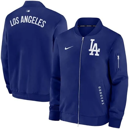 NIKE ドジャース オーセンティックコレクション ボンバージャケット ブルー 選手着用モデル