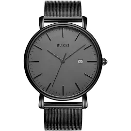 BUREI腕時計 メンズ シンプル アナログ おしゃれ 防水 腕時計 ブランド メンズ 時計R