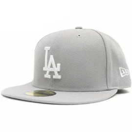 ニューエラ/NEW ERA 59fifty Los Angeles Dodgers ロサンゼルス ドジャース LA 帽子 キャップ ロゴ メンズ レディ... 7 (55.8cm) GRAY-WHITE(11591145)