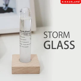 【KIKKERLAND/キッカーランド】STORM GLASS ストームグラス インテリア 天気予測器 天候予測管 結晶