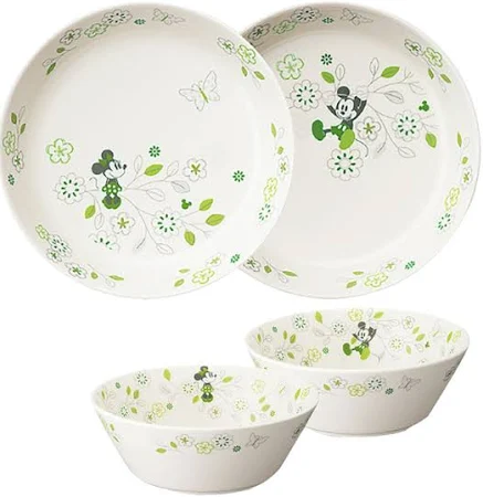 ディズニー プレート&ボウル 4個