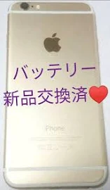 iPhone 6 Gold 16GB au バッテリー新品交換済! アイフォン