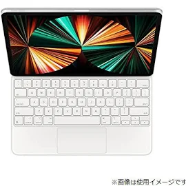 Apple Magic Keyboard (11インチiPad Pro - 第3世代 iPad Air - 第4世代) - 英語(US) - ホワイト