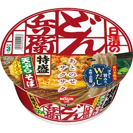 どん兵衛 特盛天ぷらそば (東) 日清食品 カップ麺 143g×12個