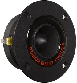 Pyramid TW18BK BULLET HORN Super Tweeter Pair Black [並行輸入品]