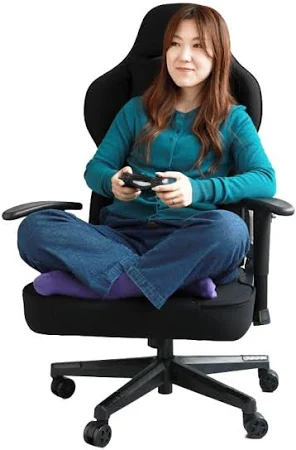 AGRelux α アグリラックス アルファ ファブリック あぐら あぐらがかけるゲーミングチェア アームレスト付き ゲーム用チェア 蒸れない 160度リクライニング ハイバック テレワーク椅子 PCチェア 360度回転 組み立て簡単