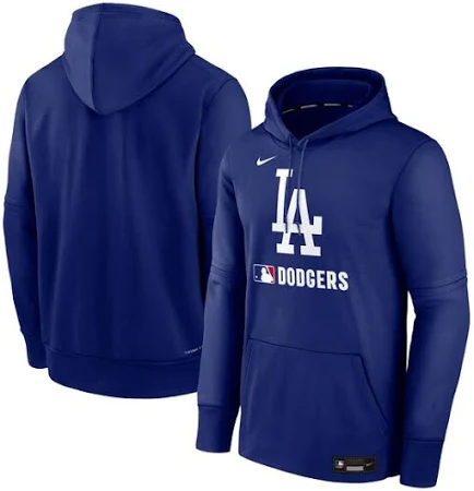 NIKE ドジャース オーセンティックコレクション フーディー パーカー ブルー 選手着用モデル