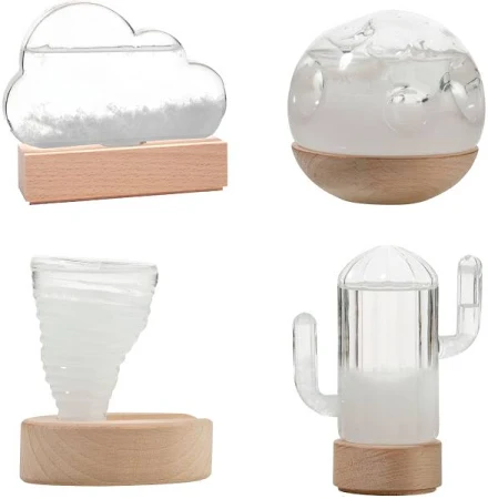 【在庫処分】気象予報計 Weather Station ウェザーステーション ストームグラム インテリアオブジェ