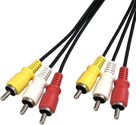 f-factory 3ピン-3ピン 3m RCAピンケーブル 3m AVケーブル/3pin-3m