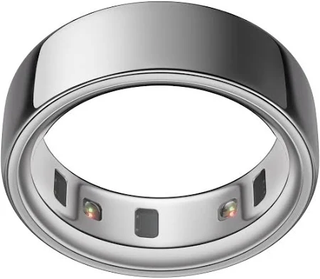 Oura Ring 第4世代 – ブラッシュドシルバー – サイズ9 – スマートリング|まずはサイズ確認:専用サイズキット対応|睡眠・心拍・フィットネスを計測|最長8日間バッテリー持続