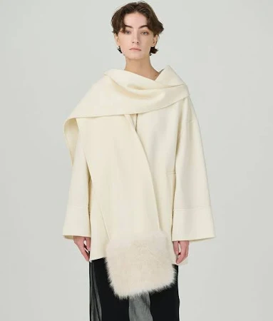 【GRACE CONTINENTAL】フードストールリバーコート