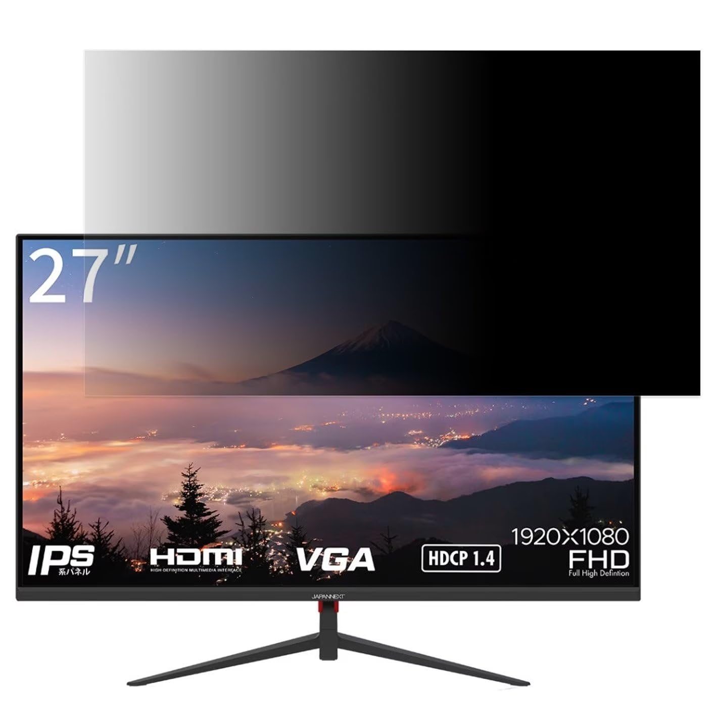JAPANNEXT 27インチIPSパネル搭載 フルHD液晶モニター JN-IPS270FLFHD HDMI VGA sRGB99%