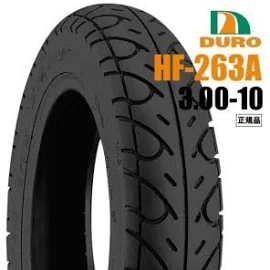 3.00-10 300-10 ホンダヤマハ純正指定 ダンロップOEM工場 DURO HF263A フロントタイヤ リアタイヤ