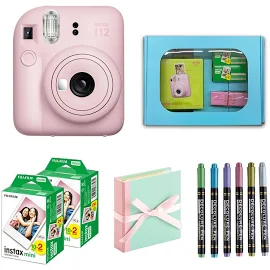 【ギフト チェキ】富士フィルム チェキ インスタントカメラ instax mini 12【ブロッサムピンク】ギフトBOXセット-トキワカメラ WebShop