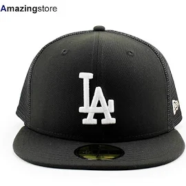 ニューエラ キャップ 59FIFTY ロサンゼルス ドジャース MLB TEAM basic Mesh Fitted CAP Black New ERA Los Angeles Dodgers 24_6RE_0628