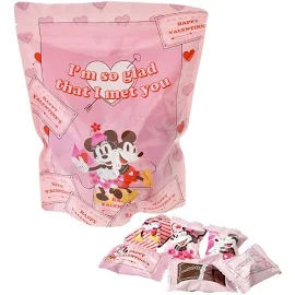 【ディズニー公式】ミッキー&ミニー クランチチョコレート アソート valentine Pink POP お菓子・食品 新品 ディズニーストア