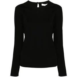 [TIBI]24SS 티비 블라우스 T000UK7337 Black Black