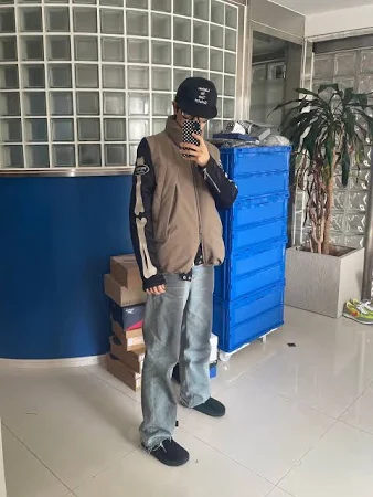 youtube 5천기념 heat padded vest 패딩베스트