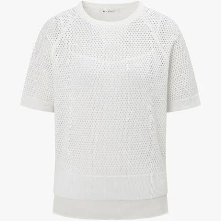 린넨 펀칭 풀오버 니트