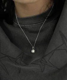 이오유스튜디오EOU STUDIO BLOCK NECKLACE