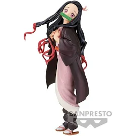 Banpresto 네즈코 카마도 스페셜 컬러 글리터 & 글래머 술래잡기 귀멸의 칼날 카마도 네즈코 피규어 22 Cm 분홍색