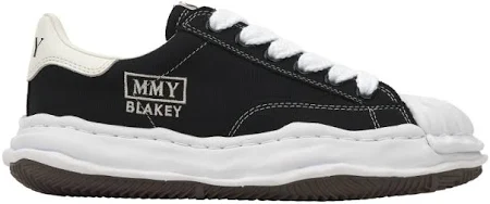 Maison Mihara Yasuhiro Blakey OG Sole Canvas Low-top Sneakers Black White
