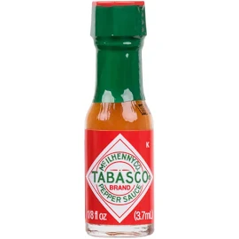 타바스코 오리지널 핫소스 미니 3.7ml 144개입 TABASCO Original Hot Sauce Mini Bottles 125 oz 144/