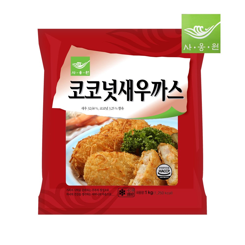 사옹원 코코넛새우까스 1kg, 1kg, 1개 - 생선까스 | 쿠팡