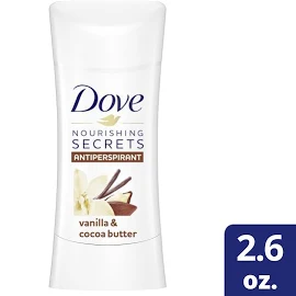 Dove Nourishing Secrets, 발한 억제제 데오도란트 스틱, 바닐라 & 코코아 버터, 2.6 온스