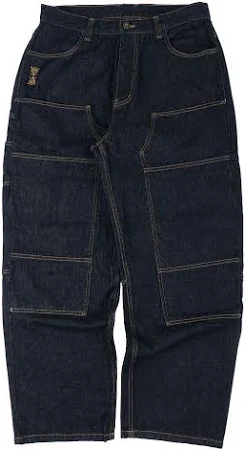 Gemini Emanate Logo Double Knee Pants Indigo